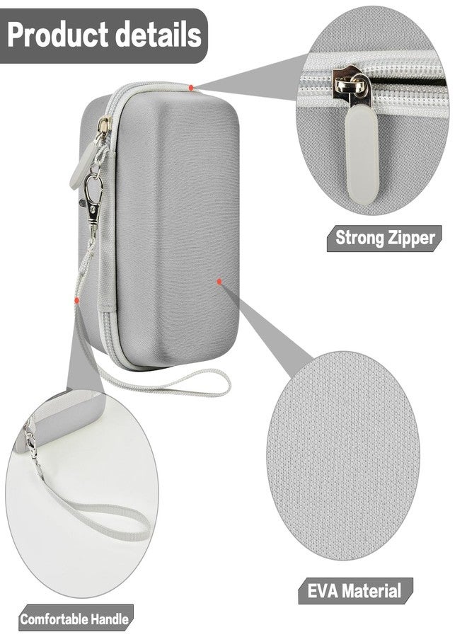 Grapsa Digital Camera Case Compatible with KODAK EKTAR H35 H35N Half Frame Film Camera, Storage Holder Organizer for Kodak Ultra F9 M35 M38 Paper Shoot kamera, 35mm Film Rolls (Box Only) -Grey - Image 4